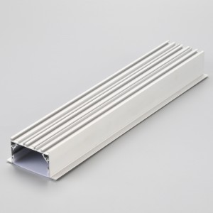 Heet verkoop geëxtrudeerd U-kanaal zwart zilver geanodiseerd LED-strip aluminium frame