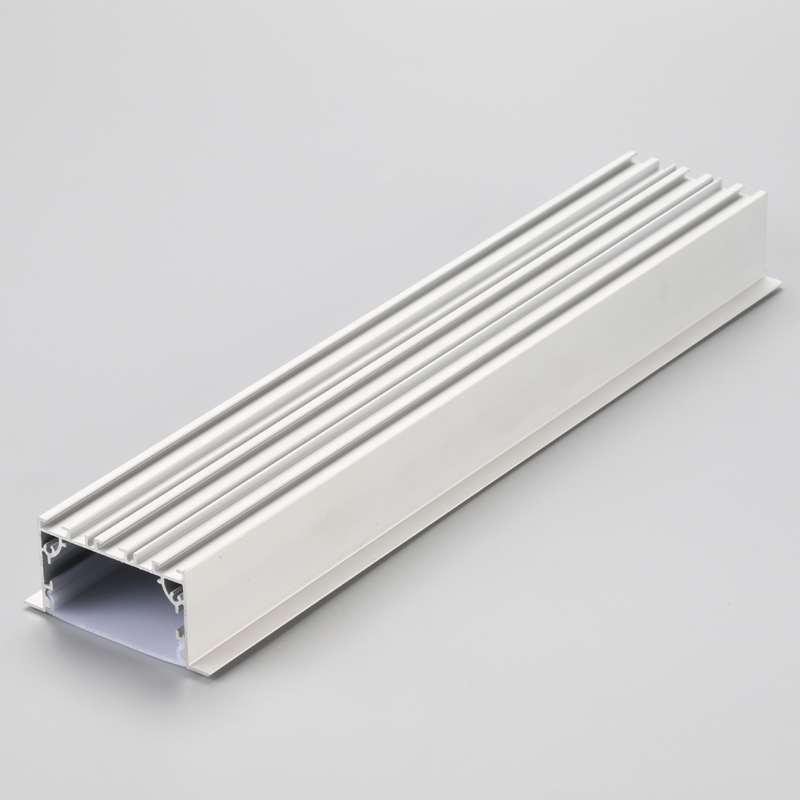 Heet verkoop geëxtrudeerd U-kanaal zwart zilver geanodiseerd LED-strip aluminium frame