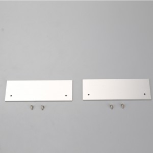 LED aluminium profiel met PC diffuser vlakke vorm voor LED strip