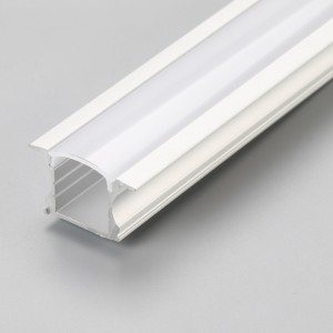 Inbouw lineair LED aluminium profiel voor LED strips verlichting met veerclip