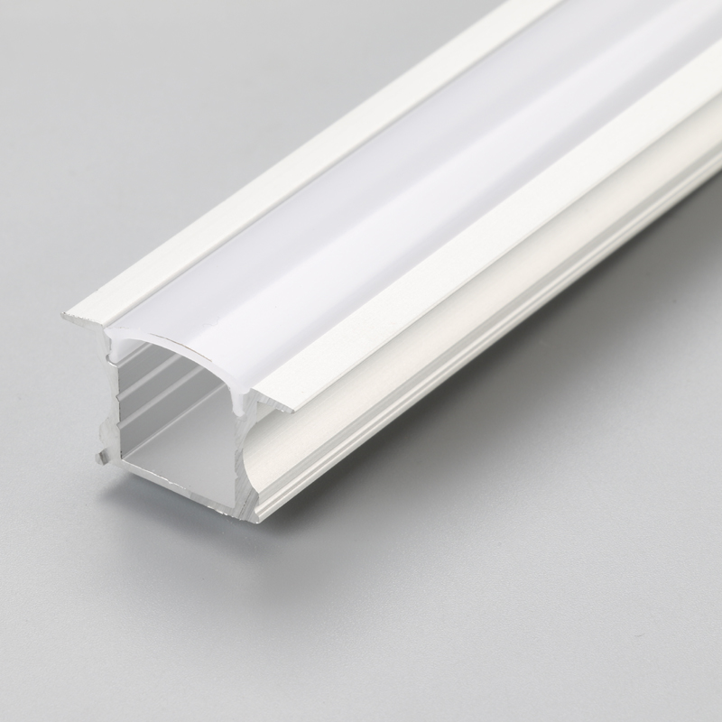 Inbouw lineair LED aluminium profiel voor LED strips verlichting met veerclip