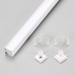 90 graden ledstrip aluminium profiel 1616 voor hoek