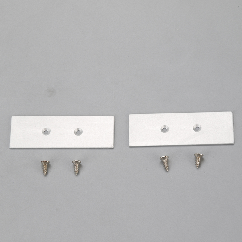 Twee zijverlichting aluminium LED-profielen voor flex LED, LED-profiel aluminium 2 zijverlichting voor LED-bandlampen