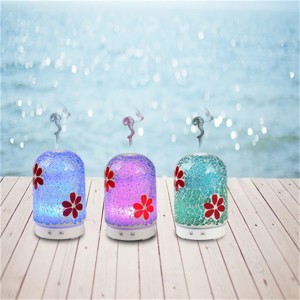 Uitstekende topkwaliteit uitstekend design mozaïek glas aroma olie diffuser