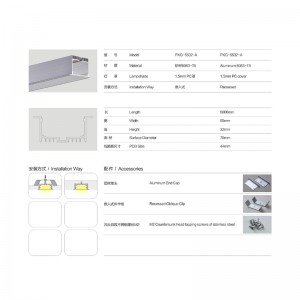 Geëxtrudeerde aluminium profielen prijzen LED aluminium profiel
