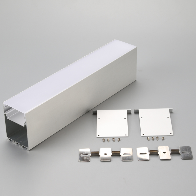 Opbouwmontage geleid aluminium kanaal aluminium profiel voor LED lineaire lichtbalk
