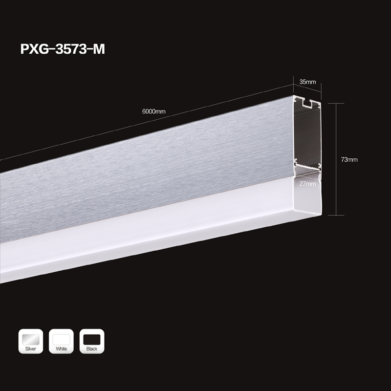 Best verkocht hele set LED lineair licht behuizing aluminium koellichaam IP20