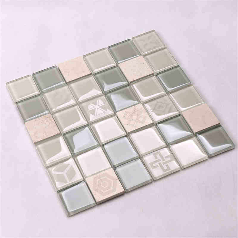 Nieuwe ontwerp patroon kristalglas mix marmer mozaïek tegel goud mozaïek tegel goud tegel zwart goud tegel calacatta goud porseleinen tegel voor keuken backsplash
