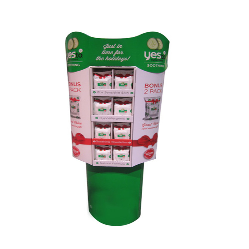 Custom Food Shop Dubbelzijdige gondel Supermarktrek Rack Cookie Kartonnen displaystandaard