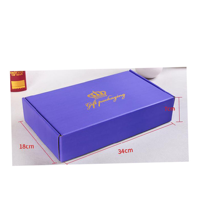Bedrukte papieren doos met hot stamping