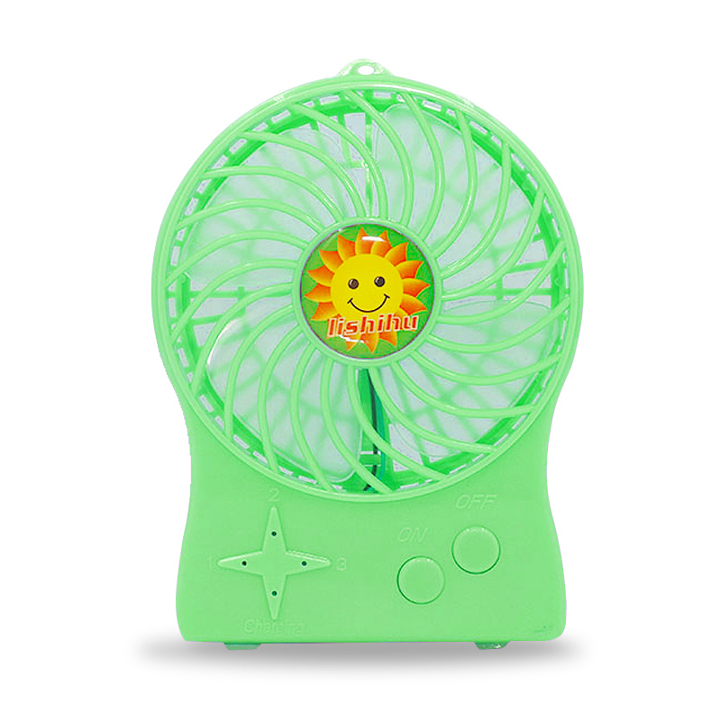 Draagbare draagbare elektrische tafel Mini USB-ventilator Oplaadbaar voor de zomer