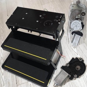 Camper en auto elektrische auto RV stap