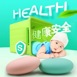 Oplaadbare ronde handverwarmer dubbelzijdige handverwarmer