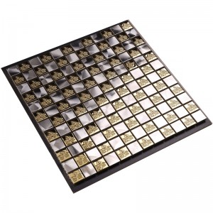 HSW-18020 Embossing Colour Mixture 4d Mozaïektegel Woonkamer