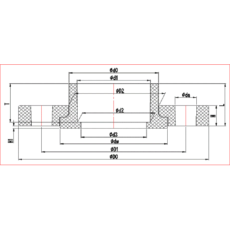 UPVC VANSTONE FLENS