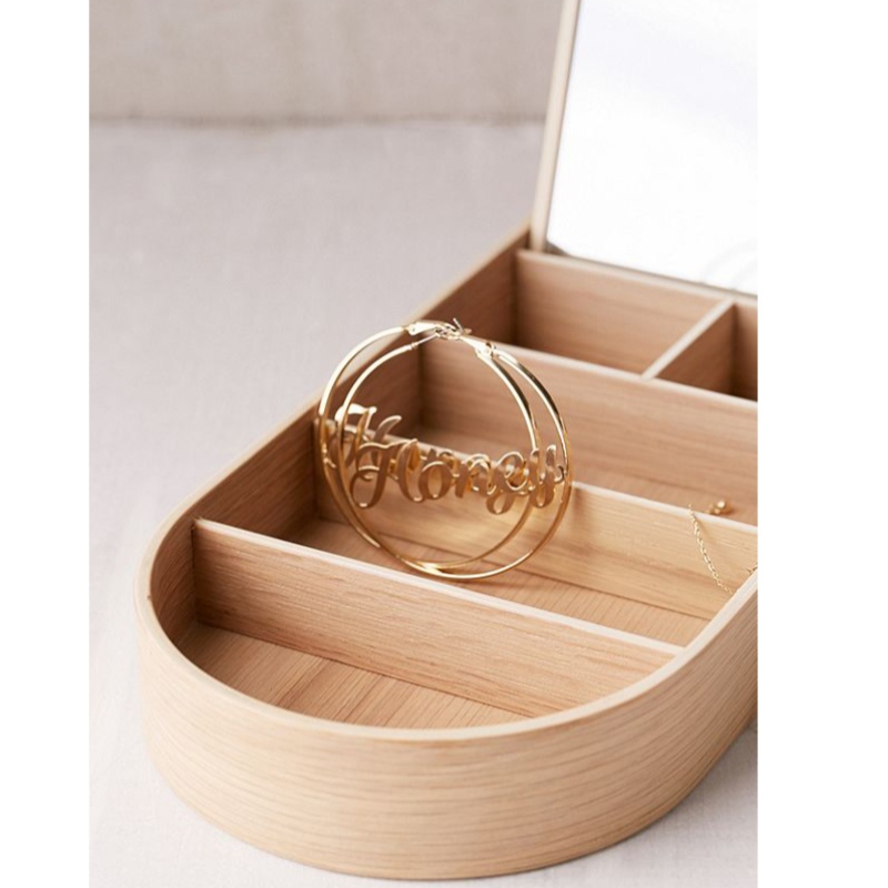 minimale houten juwelendoos