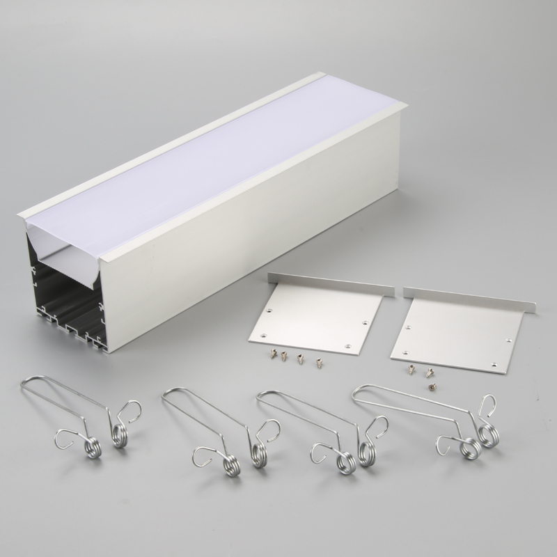 Helder geanodiseerd breed aluminium profiel voor LED-strip