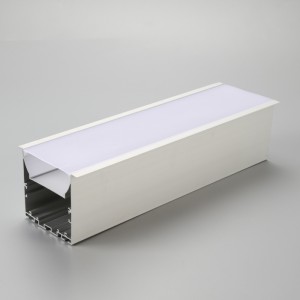 Helder geanodiseerd breed aluminium profiel voor LED-strip
