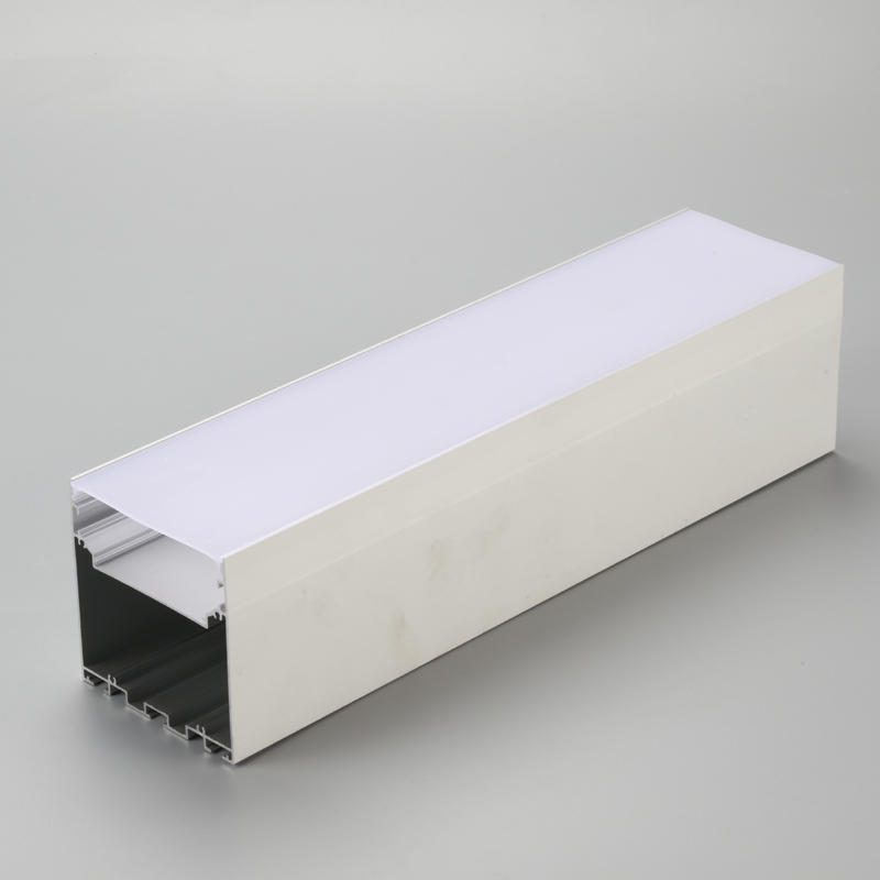 LED-hanglampbehuizing lineair verzonken aluminiumbehuizing met kunststof diffusor