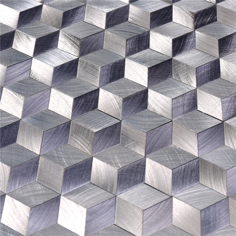 Purple Metallic Backsplash Tegels Mozaïek voor Decoratie HLC17