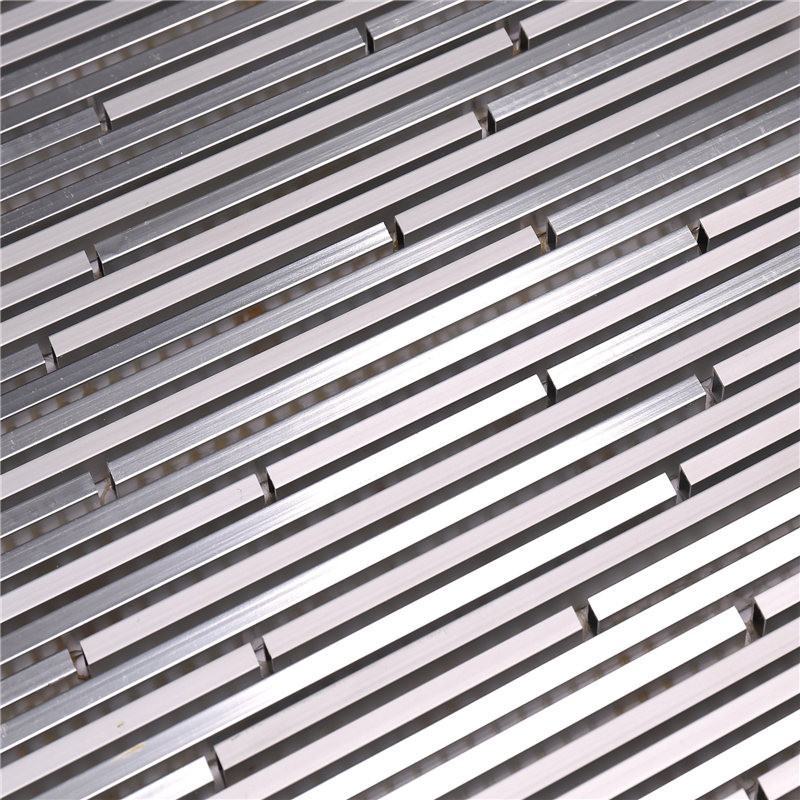 Duurzaamheid Aluminium mozaïektegel voor thuisfrontontwerp HLC52