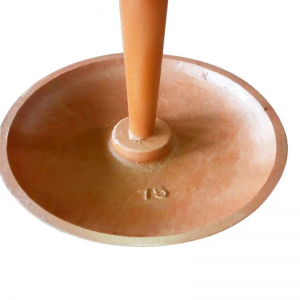 Groot Mooring Paddestoelanker Rood Geschilderd