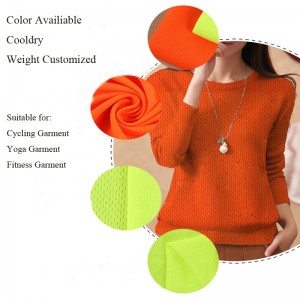 Polyester gebreide stof