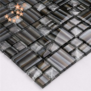 AE40 Modern design decoratief kristalglasmozaïek voor buitendecoratie