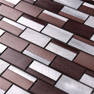 Galvaniseren Glasmix Aluminium Mozaïektegel HLC31