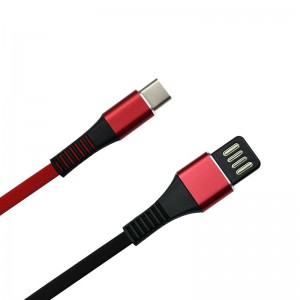KPS-6401CB plat Dubbele kleuren omkeerbare USB-kabel