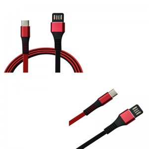KPS-6401CB plat Dubbele kleuren omkeerbare USB-kabel