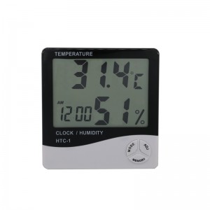Beste precisie wandklokvochtigheidsthermometer