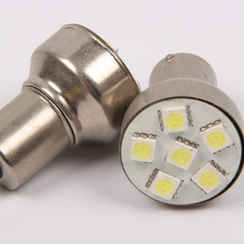 auto knipperlichten 6smd 5050 knipperlicht s25 1156 p21w