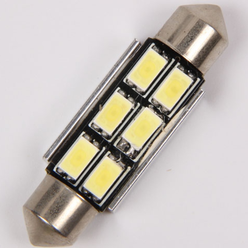 canbus foutloos 5630 6smd 36mm 39mm 42mm c5w led festoen gloeilampen