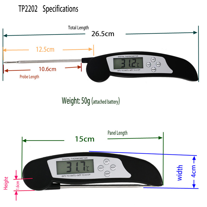 Beste creatieve keuken keukengerei Barbecue vlees thermometer