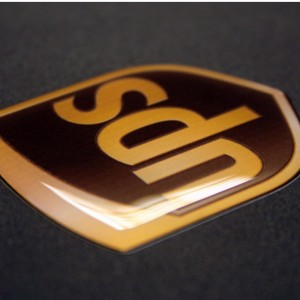 Op maat gemaakte 3M sterke zelfklevende 3D epoxy polyurethaan pu hars domed labels