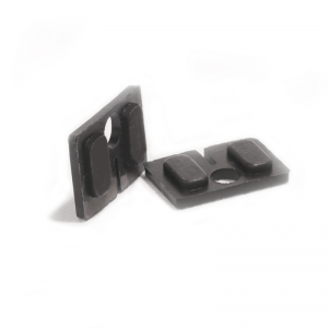 Roestvrijstalen vierkant type met plaat Glasklem