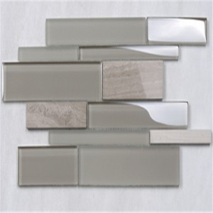 HSD132 Moderne decoratieve strip keuken glas keramische backsplash wandtegel