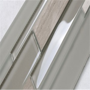 HSD132 Moderne decoratieve strip keuken glas keramische backsplash wandtegel