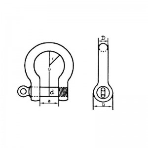 Europese Type gegalvaniseerde grote beugel