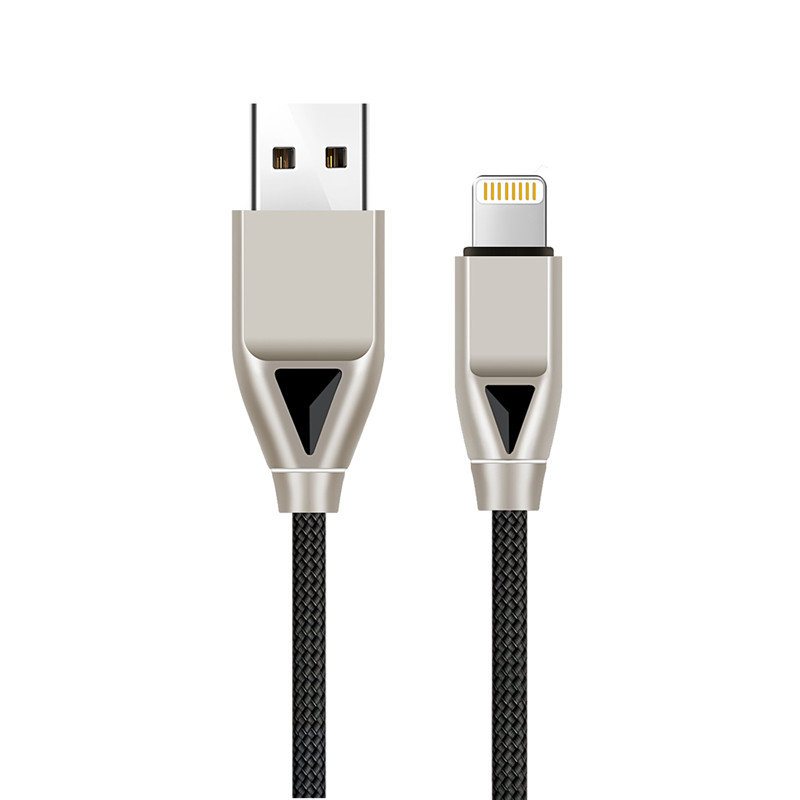 KPS-8449CB nylon USB-kabel-diamanten type-c / verlichting / micro