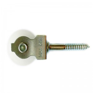 Oog Vast Nylon Katrol Zinklegering Gegoten