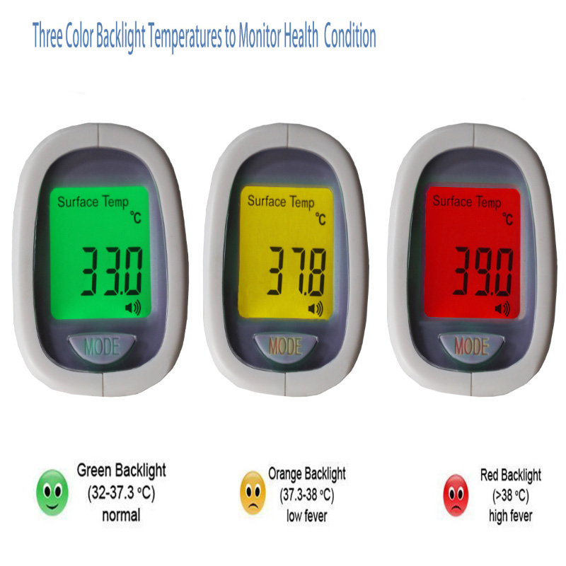 Geselecteerde kwaliteit Elektronisch Menselijk lichaamstemperatuur Infraroodthermometer Digitaal
