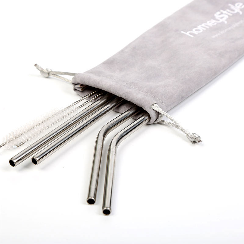 SUS304 (18/8) Metalen rietje | Rietjes van roestvrij staal voor voedselgebruik | Herbruikbare metalen rietjes