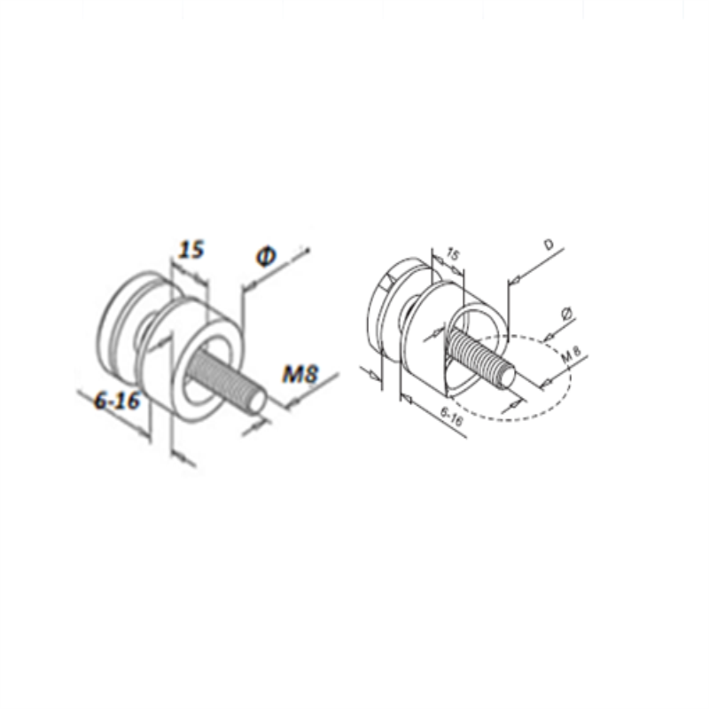 Glasadapter 30 MM