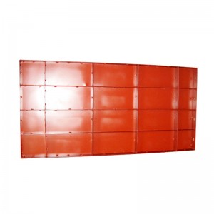 Betonnen metalen kolombekistingen Geschilderd C-type met plaatdikte 1,5 mm