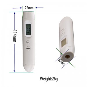 Nieuw product Draagbare zakformaat Mini-kwaliteit Chinese producten Digitale infraroodthermometer