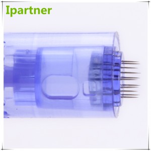 Ipartner 10-delige set vervangende 12-pins naaldcartridges voor Derma Pen Stamp EO gesteriliseerd
