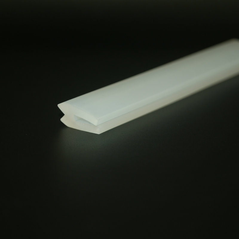 Hittebestendige siliconen strips van hoge kwaliteit siliconenrubber afdichtstrips voor wasruimte-glas
