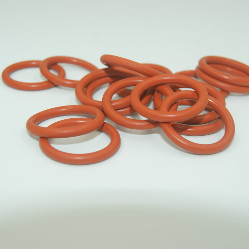 Hittebestendige rode FKM-rubber O-ring voor automotoren